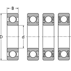 MJ 5 1/2 轴承 参考图纸 MJ 5 1/2 轴承 图纸